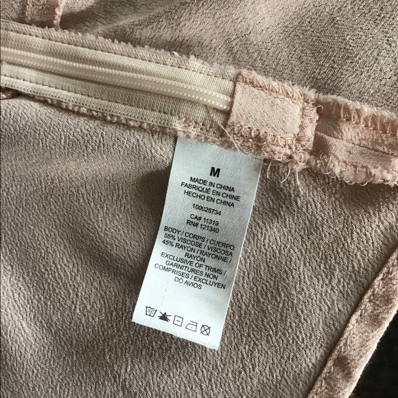 Garage Soft Pink Strappy Ruffle Top Size M - Picture 16 of 16